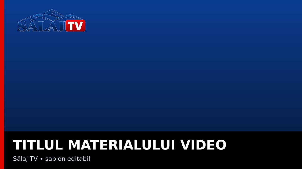 Cadru demonstrativ pentru transmisiunea Sălaj TV